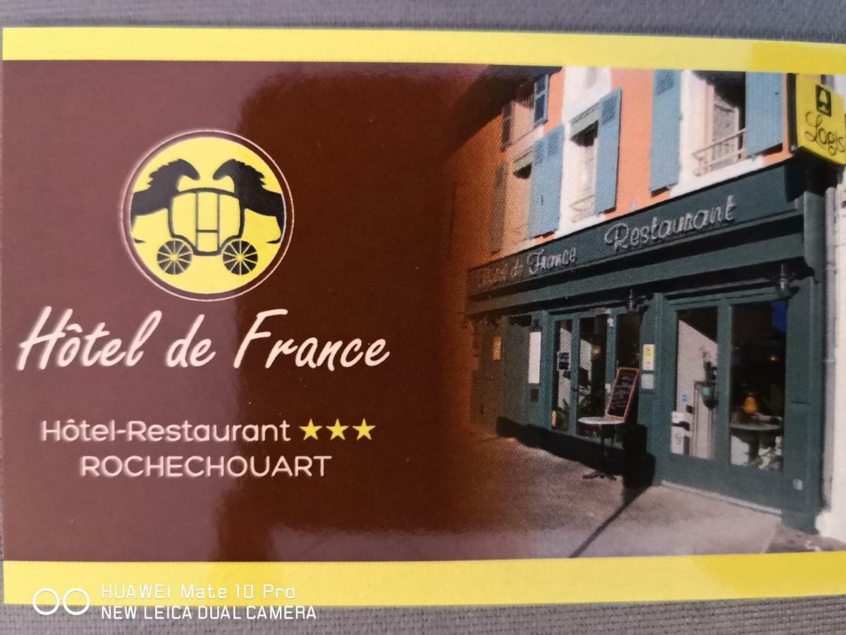 Logis Hotel De France Rochechouart Kültér fotó
